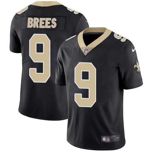 Nike New Orleans Saints #9 Drew Brees Black Team Color NFL Vapor Untouchable Limited Jersey,We sell and wholesale Nike New Orleans Saints #9 Drew Brees Black Team Color NFL Vapor Untouchable Limited Jersey on line form chian!